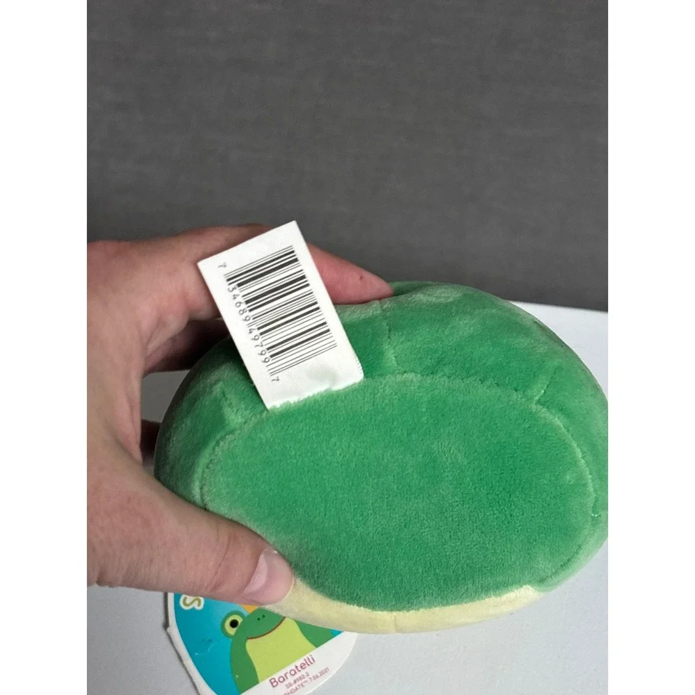 NWT Squishmallow Baratelli Frog Prince Crown Plush Toy 5